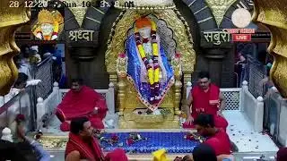 🌸Kakad Arti 28 Dec 25🌸| श्री साईबाबा समाधी मंदिर, शिर्डी | Shri Saibaba Samadhi Mandir Darshan🌸