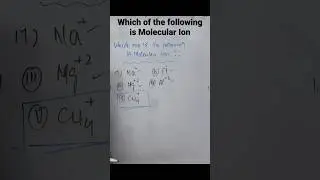 Molecular Ion//finding molecular ion