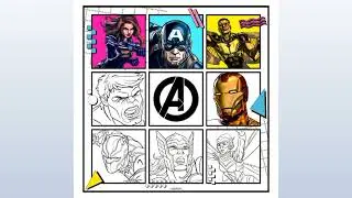 AVENGERS ASSEMBLE | HAPPY COLORING APP