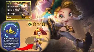 3 Star Zoe + ALL Mage 3 STAR ★★★ | TFT SET 7 : Dragonlands