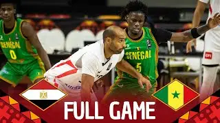 Group Phase | Egypt v Senegal | Full Basketball Game | FIBA AfroBasket 2025