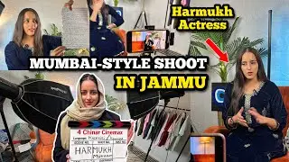 Mumbai Style Shoot in JAMMU | First Kashmiri-Kannada Film Harmukh Actress at DSBOSSKO STUDIOS 2025