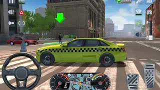 City Taxi Sim 3D - Realistic Car Driving Games Android iOS Gameplay #66