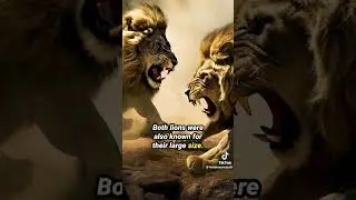 Barbary lion VS caped lion