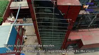 Static Water Penetration test for  Facade