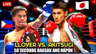 LLOVER VS AKITSUGI LATEST | HAPON 58 SECONDS LANG BAGSAK KAY LLOVER!