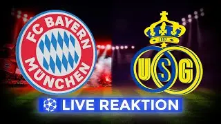 🔵 (Handy Version) FC Bayern - Union Saint-Gilloise | Champions League 7. Spieltag | Live Reaktion
