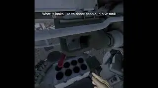 What it looks like to shoot people in a vr tank
