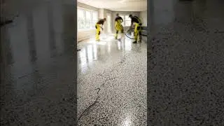 Stone-Mix Epoxy Floor Transformation | Living Room Glow-Up ✨