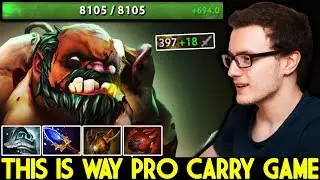 Miracle- [Pudge] This is way Pro Carry Game +400 Damage/Hit 7.22 Dota 2