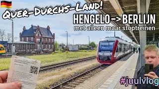 DWARS DOOR DUITSLAND naar BERLIJN met alleen stoptreinen | Quer-Durchs-Land Ticket