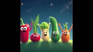 Learning Vegetable Names📚🥕🌽🥦🍆#vegetables #names #nature #rhymes #childrens #learning #educati#viral