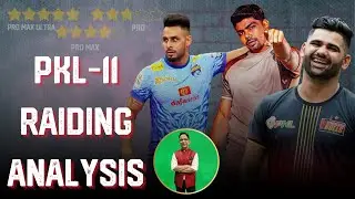PKL-11 Raiding Analysis | Pro Kabaddi League Season-11