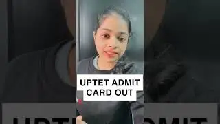 UPTET Admit Card 2022 #uptetadmitcard #uptetadmitcard2022 #uptetadda247 #teachersadda247 #shorts