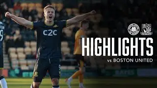 Highlights: Boston United 3-3 Southend United