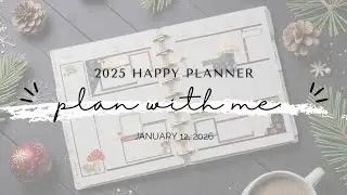 2026 Happy Planner *** Plan with Me *** Weekly Layout January 12, 2026 *** Checklist Layout