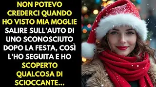 Non potevo crederci quando ho visto mia moglie salire in macchina con uno sconosciuto dopo la festa