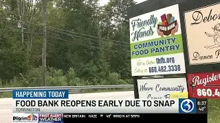 VIDEO: Torrington food bank reopens amid SNAP suspension