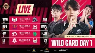 LIVE | DAY 1| Wild Card Stage Day 1 | M5 World Championship. (ENG)