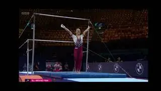 Kim Bui Uneven bars BBC/ 2022 WAG European Championships