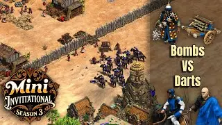 Бомбы против дротиков | Мини-турнир, 3 сезон, #ageofempires2 #aoe2 #snoweyviking