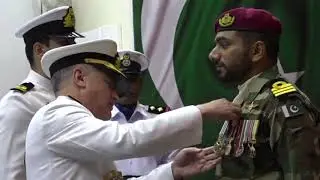 NAVAL CHIEF CONFERRED MILITARY AWARDS UPON PAKISTAN NAVY PERSONNEL