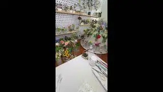 休闲直播：手工制作迷你花束与花艺作品展示