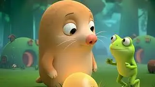 Bibo Finds  Shiny Pebble ✨ | Silent Baby Cartoon|Cute Mole Finds a Shiny Stone | Little Bibo World|