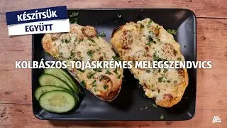 Kolb&aacute;szos-toj&aacute;skr&eacute;mes melegszendvics