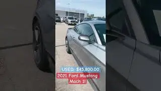 2021 Ford Mustang Mach 1 - Iconic Silver!