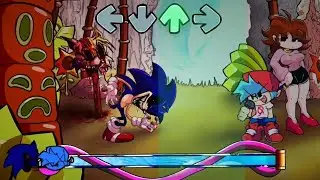 FNF Vs Sonic.exe Remake//Fire Await// 2 Miss