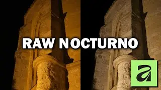 C&oacute;mo revelar una foto nocturna en RAW con Affinity (paso a paso r&aacute;pido)