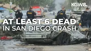 6 presumed dead after small plane crashes into San Diego neighborhood