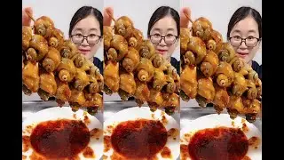 EAT DELICIOUS SPICY SNAIL BBQ, GRILL SCALLOPS, MUKBANG, SEAFOOD BOIL EAT SHOW.