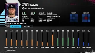 【MLBTheShow25Stats/メジャーリーグ選手能力】BlueJays2A 44 Peyton Williams TOR2A ペイトン・ウィリアムズ選手