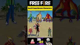 Ben10 Super Hero New Characters in Free Fire 🥵 Ben10 x Free Fire