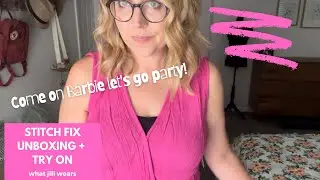 STITCH FIX Unboxing + Try On! August 2023! Great prices! Barbie pink!