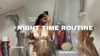 night-time shower routine for a morning 'glow up' | renewing body care, overnight skin care, & more