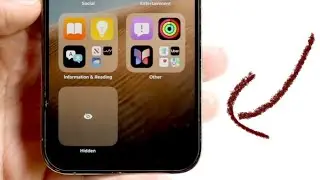 Как скрыть приложения iPhone и переместить их в скрытую папку на iOS 18!