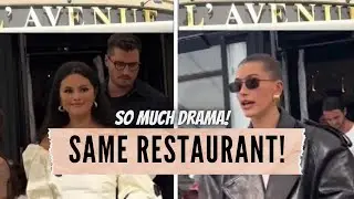 Selena Gomez and Hailey Bieber TOGETHER in Paris... SO MUCH DRAMA!