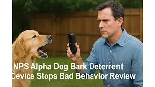 🐶 NPS Alpha Dog Bark Deterrent Device Stops Bad Behavior Review 🔊