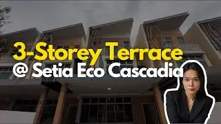 Экскурсия по дому &mdash; 3-этажная терраса @ Setia Eco Cascadia Джохор-Бару, Малайзия