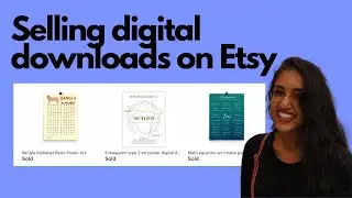 Selling digital downloads on Etsy