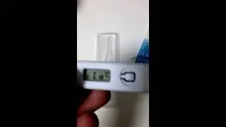 LCD Screen Digital Thermometer  - WHITE