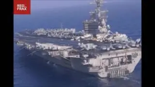 US Navy supercarrier, world's largest warship, docks near Haifa port