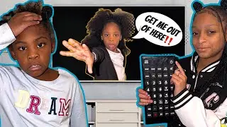 OUR SISTER GOT STUCK IN THE TV‼️📺 #labkidz #skits