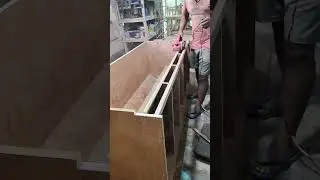 Pope bass cabinet making upder process
