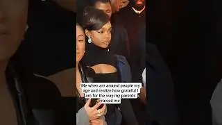 Marsai Martin was raised right ngl🥹 @MarsaiMartin #marsaimartin #fypyoutube