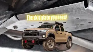 24 Colorado New Skid plate Install! 