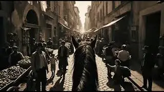 POV Horse Ride Through 1900s Rome &mdash; A Cinematic Time-Travel Experience